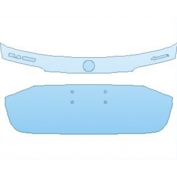 PAINT PROTECTION KIT - 2020 MERCEDES GLE CLASS 450 SUV REAR HATCH FOR 350 - INVISIBLEMASK - 3M PAINT PROTECTION