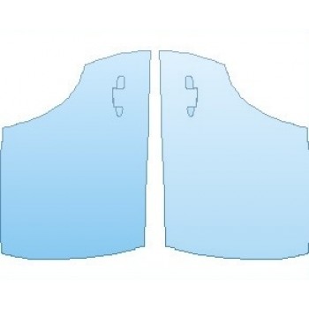 Precut PPF Kit – Clear Bra Paint Protection Film PAINT PROTECTION KIT - 2020 MERCEDES GLE CLASS 450 SUV REAR DOORS - INVISIBLEMASK - 3M PAINT PROTECTION