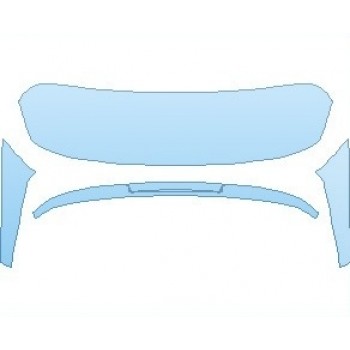 PAINT PROTECTION KIT - 2020 MERCEDES GLE CLASS 450 SUV SPOILER - INVISIBLEMASK - 3M PAINT PROTECTION