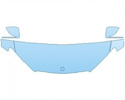 PAINT PROTECTION KIT - 2021 MERCEDES GLE CLASS 450 SUV HOOD (WRAPPED EDGES) - PRECUT PPF CLEAR BRA WRAP