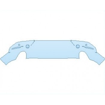 PAINT PROTECTION KIT - 2022 MAZDA MAZDA3 2.5 S HATCHBACK REAR DIFFUSER WITH SENSORS - PRECUT PPF CLEAR BRA WRAP