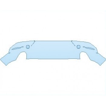 PAINT PROTECTION KIT - 2022 MAZDA MAZDA3 SELECT HATCHBACK REAR DIFFUSER - PRECUT PPF CLEAR BRA WRAP