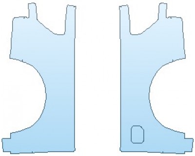 PRECUT PPF: 2021 FORD F-150 TREMOR BED SIDES FOR 5.5 FOOT BED
