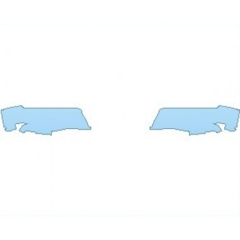 PAINT PROTECTION KIT - 2024 FORD F-150 KING RANCH REAR BUMPER - PRECUT PPF CLEAR BRA WRAP