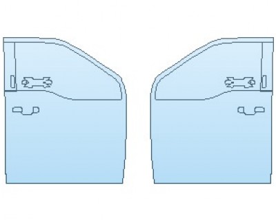 PRECUT PPF: 2021 FORD F-150 TREMOR DOORS FRONT