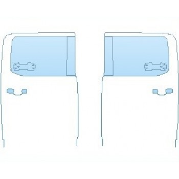 PRECUT PPF: 2021 FORD F-150 TREMOR DOORS REAR FOR SUPERCREW