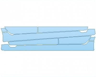 PAINT PROTECTION KIT - 2024 TOYOTA PRIUS PRIME XLE ROCKER PANELS - PRECUT PPF CLEAR BRA WRAP