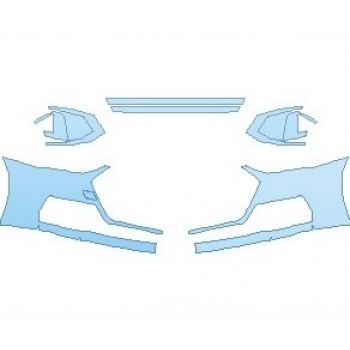 2025 AUDI S7 PRESTIGE BUMPER - PRECUT PPF CLEAR BRA WRAP