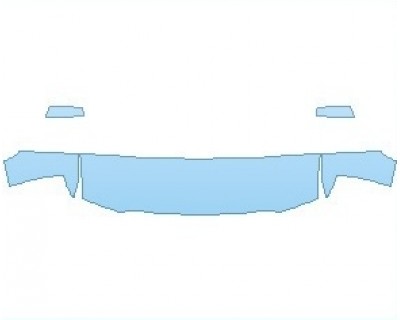 PAINT PROTECTION KIT - 2020 CHEVROLET SILVERADO 1500 LD LTZ HOOD KIT - PRECUT PPF CLEAR BRA WRAP