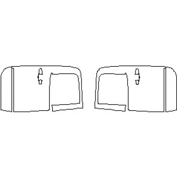 2020 CHEVROLET SILVERADO 1500 LD HIGH COUNTRY REAR DOORS WITH LOWER TRIM
