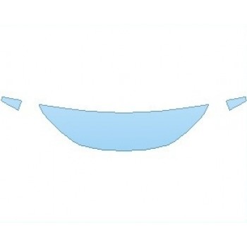PAINT PROTECTION KIT - 2023 NISSAN ROGUE S HOOD 18 INCH (WRAPPED EDGES) - PRECUT PPF CLEAR BRA WRAP
