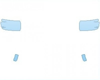 PAINT PROTECTION KIT - 2023 GMC CANYON ELEVATION LIGHTS - PRECUT PPF CLEAR BRA WRAP