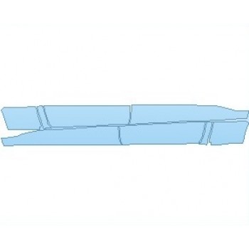 PAINT PROTECTION KIT - 2023 GMC CANYON ELEVATION ROCKER PANELS FOR CREW CAB - PRECUT PPF CLEAR BRA WRAP