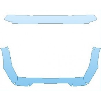 PAINT PROTECTION KIT - 2023 GMC CANYON ELEVATION GRILLE SURROUND - PRECUT PPF CLEAR BRA WRAP
