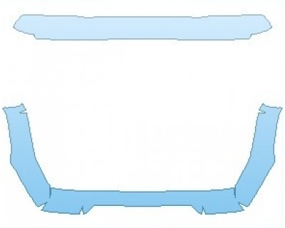PAINT PROTECTION KIT - 2023 GMC CANYON ELEVATION GRILLE SURROUND - PRECUT PPF CLEAR BRA WRAP