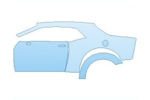 2027 DODGE CHALLENGER SRT HELLCAT WIDEBODY REAR QUARTER PANEL LEFT SIDE