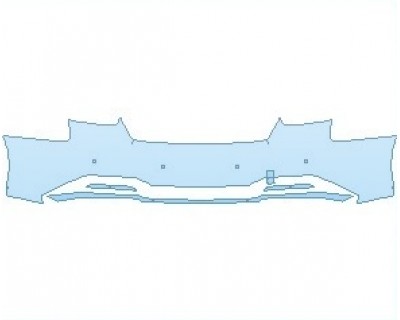 PAINT PROTECTION KIT - 2024 AUDI S5 PRESTIGE CABRIOLET REAR BUMPER WITH 4 SENSORS - PRECUT PPF CLEAR BRA WRAP