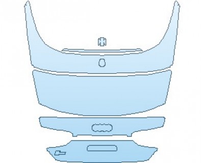 PAINT PROTECTION KIT - 2024 AUDI S5 PRESTIGE CABRIOLET REAR DECK LID WITH S5 EMBLEM - PRECUT PPF CLEAR BRA WRAP
