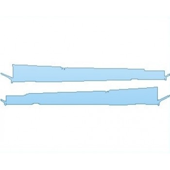 PAINT PROTECTION KIT - 2024 AUDI S5 PRESTIGE CABRIOLET ROCKER PANELS - PRECUT PPF CLEAR BRA WRAP