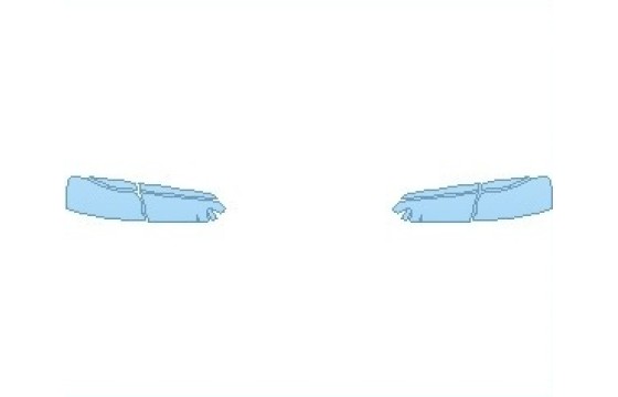 Precut PPF Kit – Clear Bra Paint Protection Film PAINT PROTECTION KIT - 2023 AUDI A5 PREMIUM CABRIOLET LIGHTS REAR - PRECUT PPF CLEAR BRA WRAP
