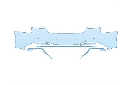 Precut PPF Kit – Clear Bra Paint Protection Film PAINT PROTECTION KIT - 2023 AUDI A5 PREMIUM CABRIOLET REAR BUMPER 6 SENSORS - PRECUT PPF CLEAR BRA WRAP
