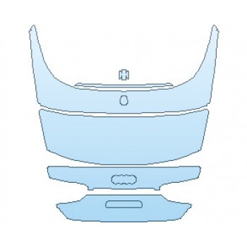 PAINT PROTECTION KIT - 2022 AUDI A5 45 TFSI PREMIUM CABRIOLET REAR DECK LID - PRECUT PPF CLEAR BRA WRAP