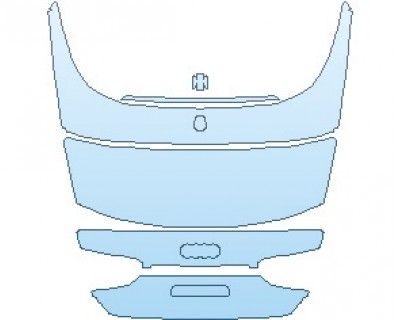 PAINT PROTECTION KIT - 2020 AUDI A5 45 TFSI PREMIUM PLUS CABRIOLET REAR DECK LID - PRECUT PPF CLEAR BRA WRAP