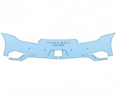 PAINT PROTECTION KIT - 2019 PORSCHE 911 TURBO S WITH AEROKIT CABRIOLET REAR BUMPER WITH SENSORS AND 911 TURBO S EMBLEM - PRECUT PPF CLEAR BRA WRAP