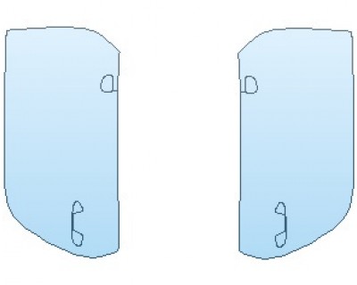 PAINT PROTECTION KIT - 2019 PORSCHE 911 TURBO S WITH AEROKIT CABRIOLET DOORS WITH SPORT DESIGN MIRROR - PRECUT PPF CLEAR BRA WRAP