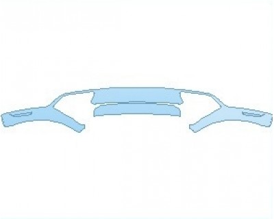 PAINT PROTECTION KIT - 2019 PORSCHE 911 TURBO S WITH AEROKIT CABRIOLET REAR BUMPER LOWER - PRECUT PPF CLEAR BRA WRAP