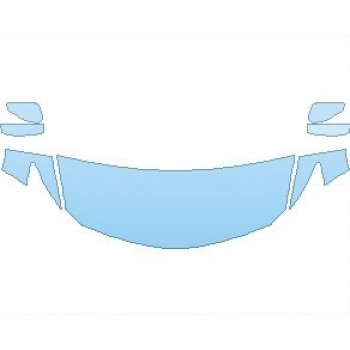 PAINT PROTECTION KIT - 2023 ACURA ILX A-SPEC HOOD (WRAPPED EDGES) - PRECUT PPF CLEAR BRA WRAP