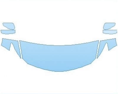 PAINT PROTECTION KIT - 2023 ACURA ILX A-SPEC HOOD (WRAPPED EDGES) - PRECUT PPF CLEAR BRA WRAP