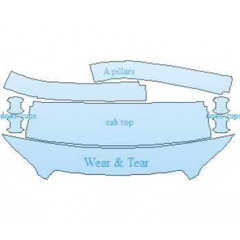 PAINT PROTECTION KIT - 2021 SUBARU FORESTER BASE COMMON WEAR AREA KIT - PRECUT PPF CLEAR BRA WRAP