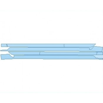 2022 VOLKSWAGEN GOLF S HATCHBACK ROCKER PANELS STOPS ABOVE TEXTURED PAINT