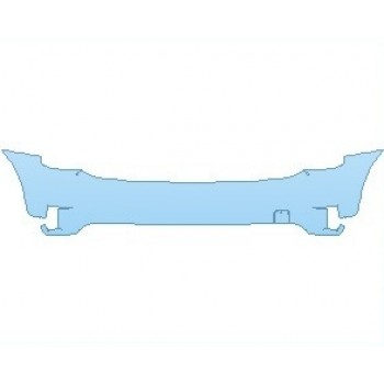 PAINT PROTECTION KIT - 2019 MINI COUNTRYMAN JOHN COOPER WORKS  REAR BUMPER - PRECUT PPF CLEAR BRA WRAP