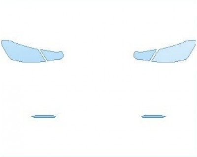 PAINT PROTECTION KIT - 2022 MERCEDES E CLASS BASE SEDAN LIGHTS REAR - PRECUT PPF CLEAR BRA WRAP