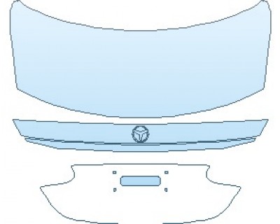 2021 MERCEDES E CLASS BASE SEDAN REAR DECK LID