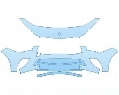 2021 MERCEDES CLA CLASS BASE COUPE BUMPER