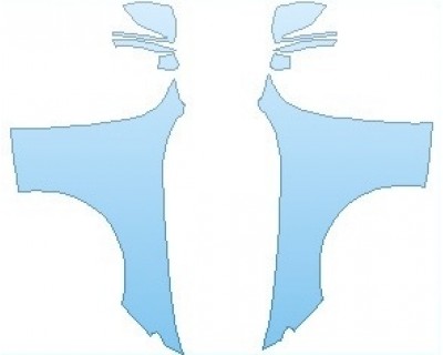 Precut PPF Kit – Clear Bra Paint Protection Film PAINT PROTECTION KIT - 2021 MERCEDES S CLASS 560 CABRIOLET FULL FENDER (NO WRAPPED EDGES) MUST HAND CUT AROUND CHROME TRIM - PRECUT PPF CLEAR BRA WRAP