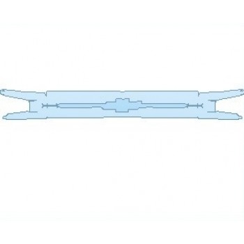 PAINT PROTECTION KIT - 2021 CHEVROLET SILVERADO 1500 LT TRAIL BOSS GRILLE - PRECUT PPF CLEAR BRA WRAP