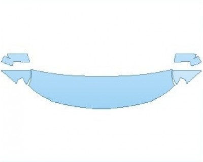 PAINT PROTECTION KIT - 2023 CHEVROLET SILVERADO 1500 LTD LTZ HOOD (WRAPPED EDGES) - PRECUT PPF CLEAR BRA WRAP