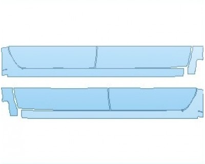 PAINT PROTECTION KIT - 2023 CHEVROLET SILVERADO 1500 LTD LTZ ROCKER PANELS CREW CAB - PRECUT PPF CLEAR BRA WRAP