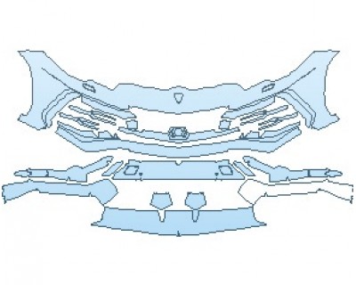 2023 LAMBORGHINI URUS CARBON PACKAGE BUMPER WITH WASHERS