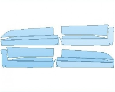 PAINT PROTECTION KIT - 2024 HYUNDAI PALISADE LIMITED ROCKER PANELS - PRECUT PPF CLEAR BRA WRAP