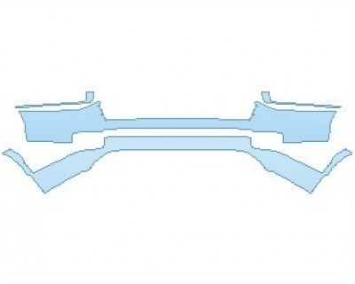 PAINT PROTECTION KIT - 2024 HYUNDAI PALISADE LIMITED REAR BUMPER - PRECUT PPF CLEAR BRA WRAP