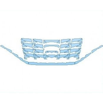 PAINT PROTECTION KIT - 2022 HYUNDAI TUCSON SEL GRILLE - PRECUT PPF CLEAR BRA WRAP