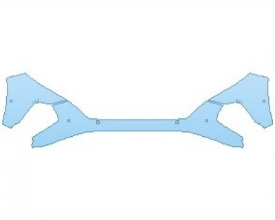 PAINT PROTECTION KIT - 2022 HYUNDAI TUCSON SEL BUMPER WITH SENSORS - PRECUT PPF CLEAR BRA WRAP