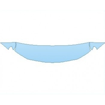 PAINT PROTECTION KIT - 2022 CHEVROLET SILVERADO 1500 WT HOOD (NO WRAPPED EDGES) - PRECUT PPF CLEAR BRA WRAP