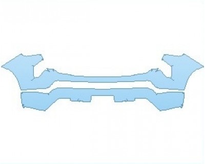PAINT PROTECTION KIT - 2022 CHEVROLET SILVERADO 1500 CUSTOM BUMPER - PRECUT PPF CLEAR BRA WRAP