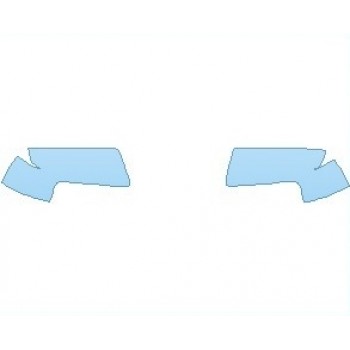 PAINT PROTECTION KIT - 2022 CHEVROLET SILVERADO 1500 CUSTOM MIRRORS - PRECUT PPF CLEAR BRA WRAP